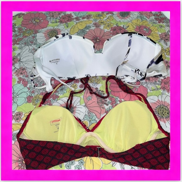 Athleta Swim Bundle Bikini Tops Padded Quick Dry XL. Bundle of 2 !💐😍🌸 - Picture 2 of 2